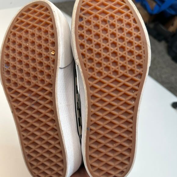 Vans Old Skool Black White Checks Platform Sneakers - Picture 5 of 6